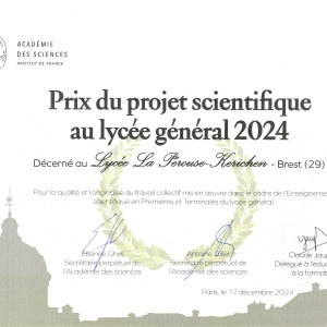 prix scientifique